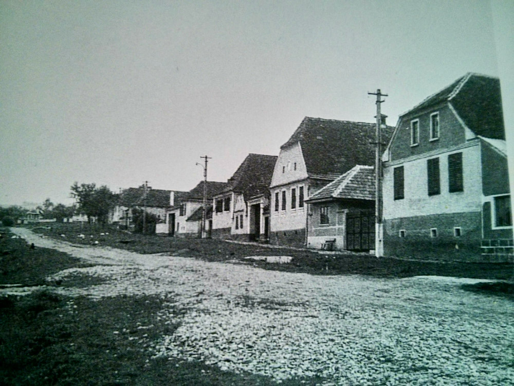 Ein altes Bild von unserer Straße