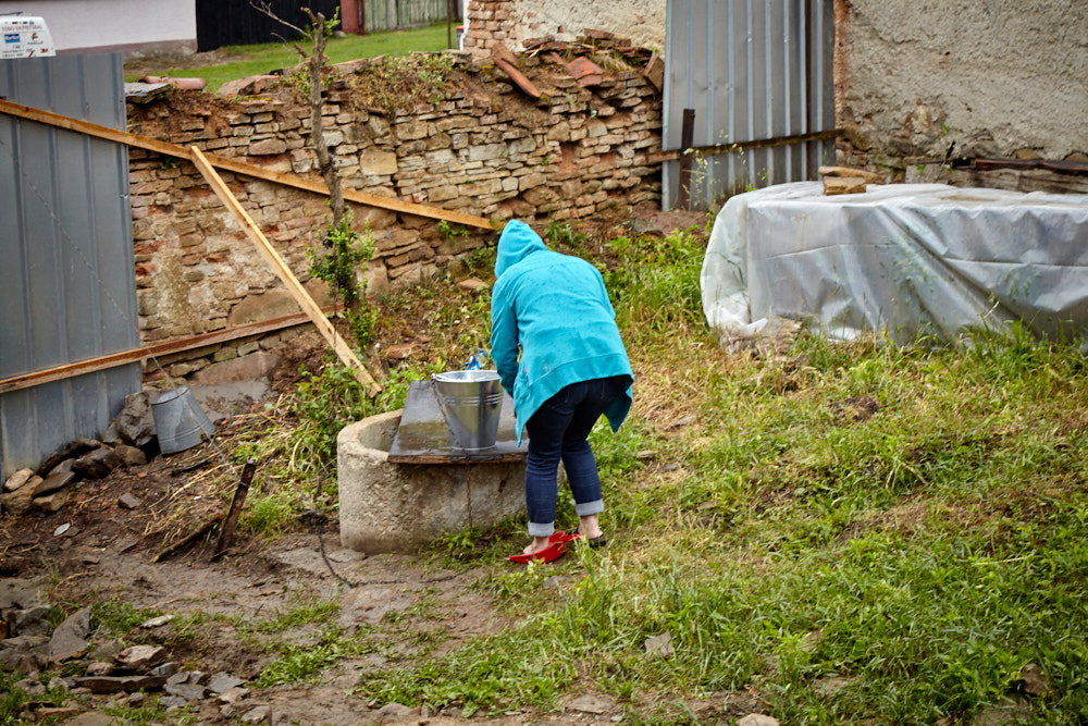 Aufräumarbeiten im Regen Aufräumarbeiten im Regen