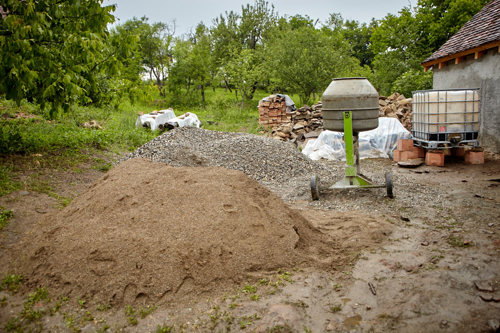Die Hälfte an Kies und Sand verbraucht Die Hälfte an Kies und Sand verbraucht