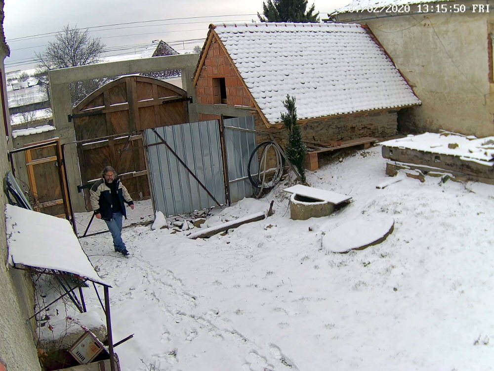 Abbau des Blechzauns