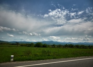 Weißblauer Himmel