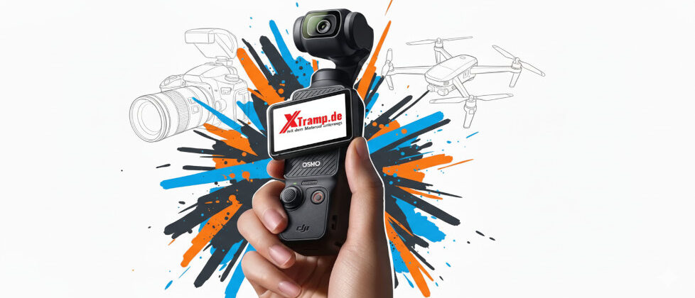 DJI Osmo Pocket 3 Reisekamera, Ergänzung zu DSLR und Drohne.