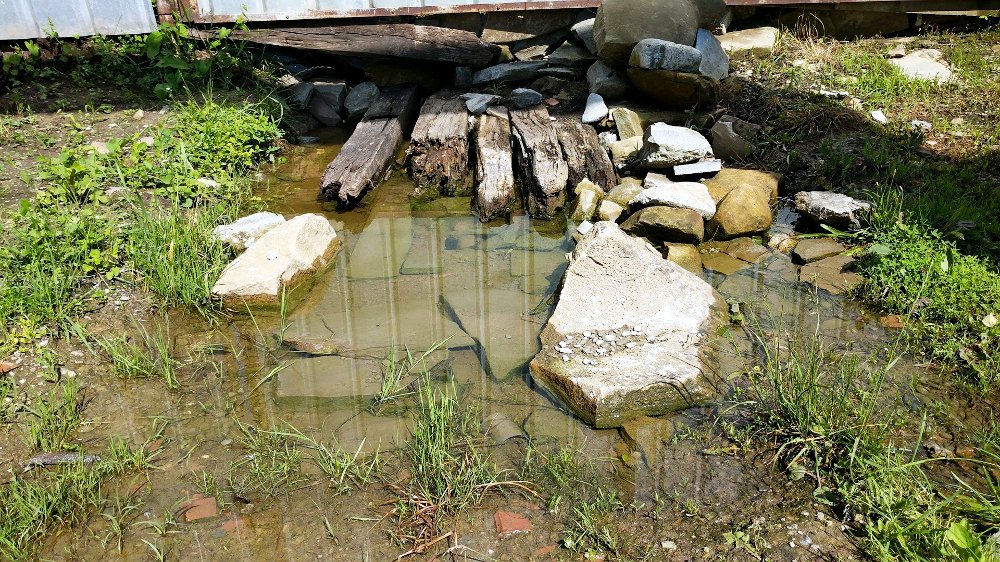Wasser im Hof Wasser im Hof